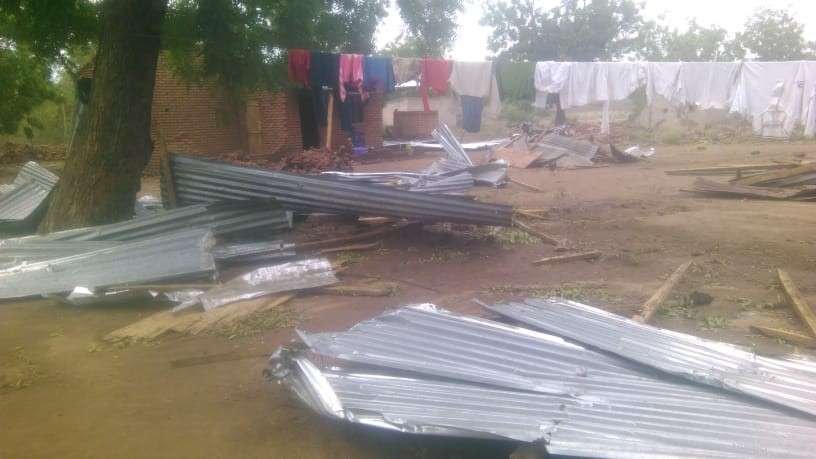 Here in Malawi speed in my area chikwawa district last Saturday we heaver   wind  so More house s flow down and out of the roofing this problem s  we are affect  some  Christmas here in chikwawa district T /A  Ngowe chikwawa district here in Malawi am asking you to help us any kindlnes  your help us I send few pictures of the house s  about more than that May God be with you, pastor Matias Mandala