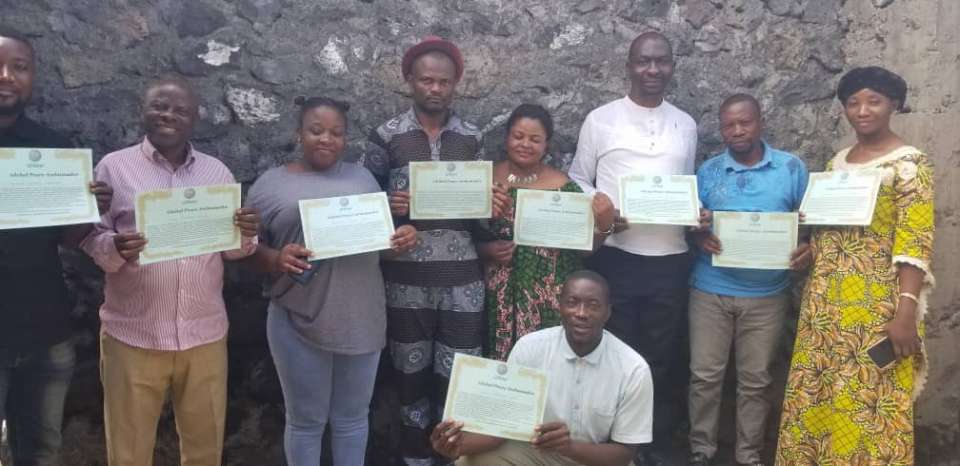 Congratulations DRC new peace Ambassadors