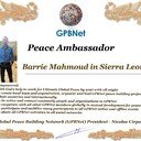 Meet our Global Peace Building team<br />❤ Barrie Mahmoud in Sierra Leone<br />GPBNet Join Now ☛ Contact us to Receive Peace Ambassador certificate and work for peace in your area at www.ivacademy.net<br />Receive help from GPBNet #ForPeace:<br />-Join English for Peace FREE courses to get down language barriers<br />- Contact us to celebrate your country national day #ForPeace<br />- Send monthly your activities reports #ForPeace<br />-Say your Ideas #ForPeace at Next *Global Peace Talks* Show with Nicolae Cirpala to participate<br />All this just contact us WatsApp +7 981 130 83 85<br />*Vision:<br />- Ultimate Global Peace till 2027<br />- Peace in Nigeria, Belarus, Karabah, Yemen, Syria, Palestine Kashmir and all hot spots globally as soon as possible <br />- Healing Oceans and all Environment till 2027<br />- South and North Korea peaceful reunification till 2027<br />-World economy that benefits all nations and people to be set up globally till 2027<br />- All countries to stop weapons production and distribution and begin to invest in peace and in the well-being of humanity till 2027<br />- All families globally to receive God's Marriage Blessing till 2027 <br />- Planting and grow 1 billion trees globally till 2027<br />*About Global Peace Building Network #GPBNet founder Nicolae Cirpala Been a writer-global activist for 24 years working daily #ForPeace uniting People and Organizations to finalize Building ultimate World of Peace till 2027 with Global Peace Building Network <br />*Global Peace Building Network GPBNet works in 7 areas where you and every human being could join:<br /> 1. Leaders Association #ForPeace  <br />WatsApp https://chat.whatsapp.com/IrBEPUbhu7I1iPn0ROJB5B <br />Our Web Network https://ivacademy.net/en/groups/viewgroup/4-global-peace-building-network <br />2 Business, IT, Agriculture, Oceans, Invention, Aero and Cosmos Association for Peace #ForPeace<br />WatsApp https://chat.whatsapp.com/LIMQ8XY9wGnDEbmK9xX0iN <br />3 Media, Culture and Arts Association for Peace #ForPeace<br />WatsApp https://chat.whatsapp.com/HJsR7oX5ZzzEJL9I2uG4mz <br />4. Schools, Universities, Education and Academia Association for Peace  #ForPeace<br />FB https://www.facebook.com/ForPeace1 <br />5. Youth, Volunteers, Internships, Ecology, Sports, Hobby, Wellness, Travel and Global Village Association for Peace  #ForPeace<br />WatsApp https://chat.whatsapp.com/EHLsWoI8ZJMGxGuq7snRbd <br />Our Web Network https://ivacademy.net/en/groups/viewgroup/7-volunteer-online-internships <br />6 Social Service, Charities, Help Children, Health and Families Association for Peace #ForPeace<br />7 Interfaith, Spirituality, Futurology Association for Peace #ForPeace<br />WatsApp https://chat.whatsapp.com/Ex39EEkOPnqEPGWzvSq0xK <br />Our Web Network  https://ivacademy.net/en/groups/viewgroup/6-message-to-billions <br />*We have team in your country contact +7 981 130 83 85 whatsapp to join yours<br />*Became GPBNet Representative in your: -Community -Tribe -Clan -Group -College - University -Location  -City  OR  -Region<br />Send desired representative level to irffmd@gmail.com <br />* Became #GPBNet Member and Work with Us on our Programs as :      - Patron: Share your knowledge with us -Trustee: Share your assets and resources with us -Program Coordinator:  Share your expertise and management skills with us <br /> -Volunteer: Work with us closely <br />https://chat.whatsapp.com/KfKktTUIXk6Gdawq4cZ09T<br />-Donor: Support us for our Program and Work in collaboration - Adviser: Support us with your knowledge and experience -Management Team: Work with us to manage our office<br /> ☛ let's become Best Friends, <br />join now global peacemakers team and invite your friends,<br />post comments to my Vital discussions in: <br />Instagram www.instagram.com/MessageToBillions <br />Twitter www.twitter.com/ivacademynet <br />and Youtube www.youtube.com/c/MessageToBillions <br />Download my books  www.vacademy.net/en/market/books<br />subscribe, share #MessageToBillions <br />and<br />#ForPeace Cooperation, to Donate, to invite me as Guest Speaker at your online or offline events, to Volunteer, to receive marriage blessing call me +7 981 130 83 85 phone whatsapp