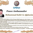 Meet our Global Peace Building team and contact for Cooperation #ForPeace #GPBNet Mohammad Kabir in Afghanistan