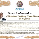 Meet our Global Peace Building team and contact for Cooperation #ForPeace #GPBNet www.ivacademy.net Chidubem Godfrey Nwachinemere in Nigeria