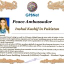 Meet our Global Peace Building team and contact for Cooperation #ForPeace #GPBNet www.ivacademy.net Inshal Kashif in Pakistan