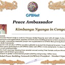 Meet our Global Peace Building team and contact for Cooperation #ForPeace #GPBNet www.ivacademy.net Kimbangu Nganga in Congo