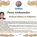 Meet our Global Peace Building team and contact for Cooperation #ForPeace #GPBNet www.ivacademy.net Naheed Akhtar in Pakistan